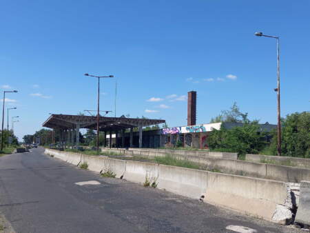 Poor condition of the Rajka border check point