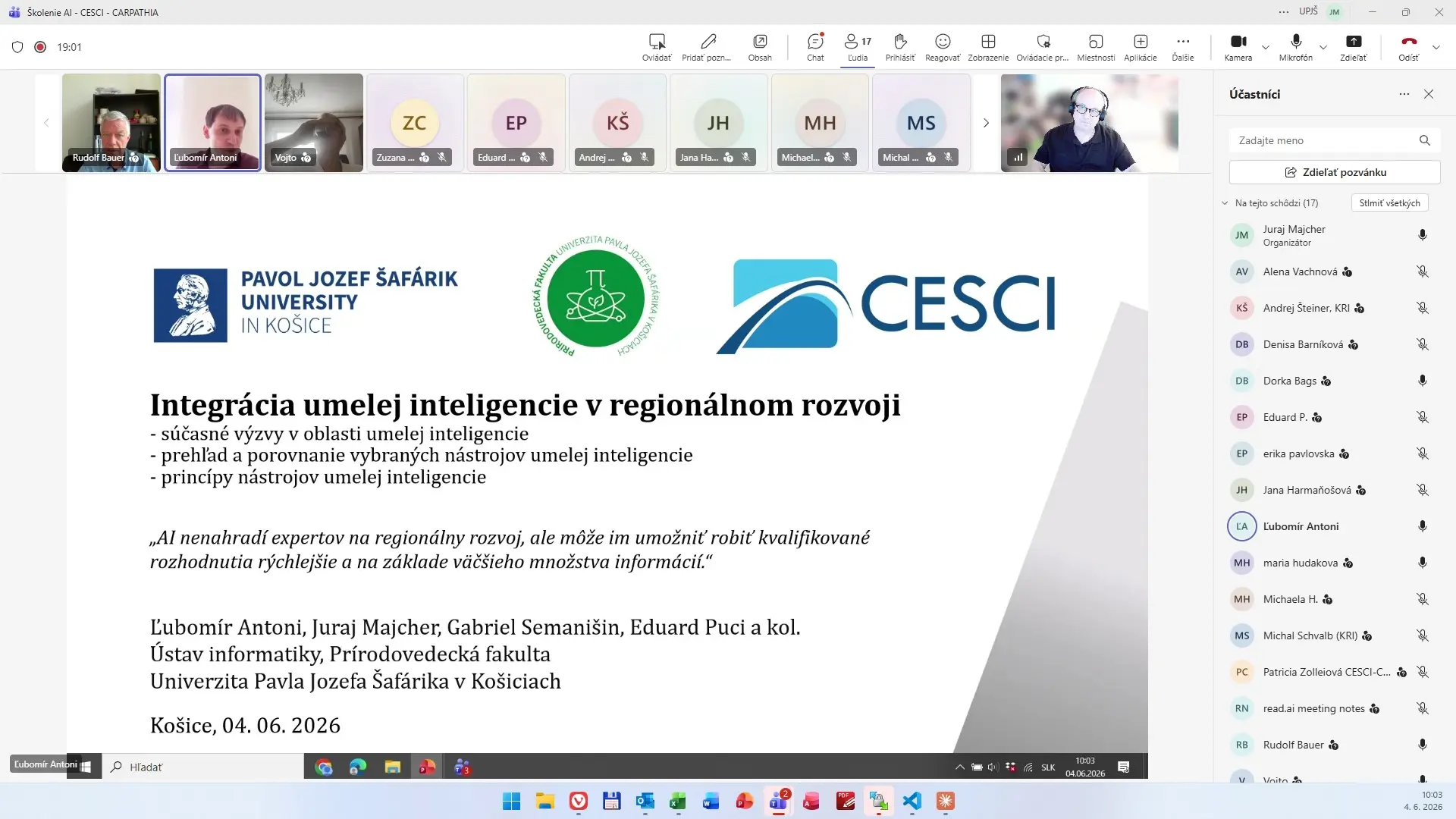 First AI Training in Košice to Support the Professional Work of the #ACCESS Project